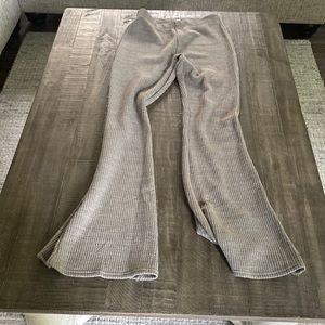 knitted flare sweats